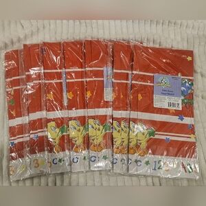 Warner Bros. Red and Yellow Cartoon Character Napkins
